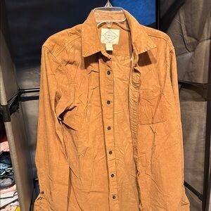 St. John’s Bay Camel Button-Up Shirt